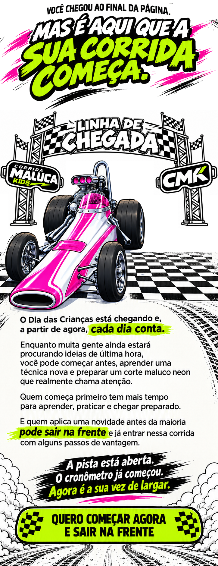Linha de chegada: você chegou ao final da página, mas é aqui que a sua corrida começa.